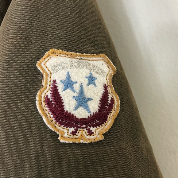 Sud Express Down Bomber Jacket Fur Hood Sz S - Picture 8 of 16